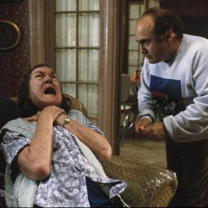 Still of Danny DeVito and Anne Ramsey in Throw Momma from the Train 1987