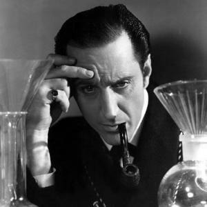 Basil Rathbone in The Hound of the Baskervilles 1939