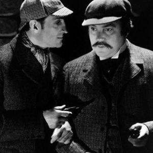 Basil Rathbone and Nigel Bruce in The Hound of the Baskervilles 1939