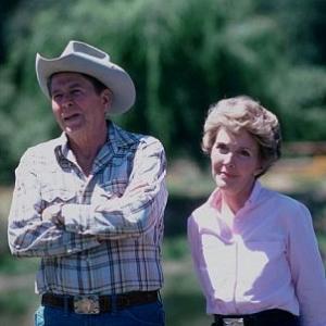 Ronald Reagan with Nancy Reagan