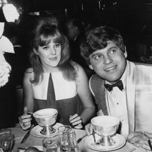 Lynn Redgrave and husband John Clark at an Academy Awards party in Hollywood CA 04101967