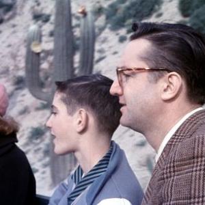 Disneyland Steve Allen, Donna Reed & son. c. 1955.