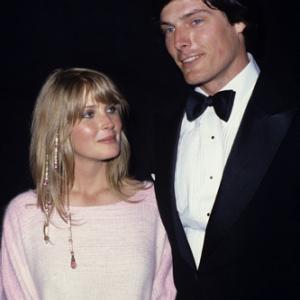 Bo Derek and Christopher Reeve at The 52nd Annual Academy Awards