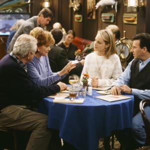 Still of Helen Hunt Paul Reiser Cynthia Harris and Louis Zorich in Mad About You 1992