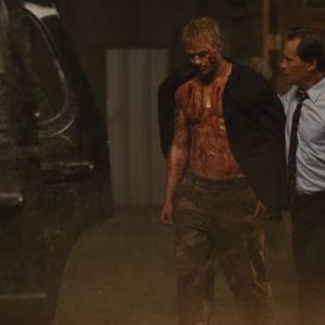 Still of James Remar and Kellan Lutz in Arena (2011)