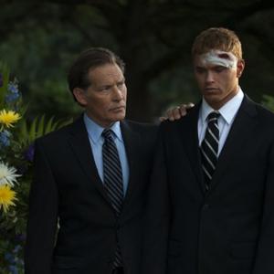 Still of James Remar and Kellan Lutz in Arena 2011