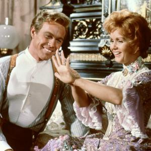 Still of Debbie Reynolds and Harve Presnell in The Unsinkable Molly Brown 1964