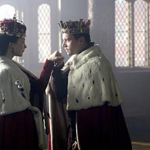 Still of Jonathan Rhys Meyers and Natalie Dormer in The Tudors 2007