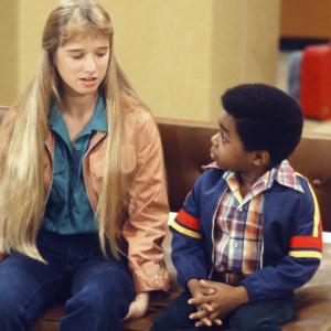 Still of Kim Richards and Gary Coleman in Diffrent Strokes 1978