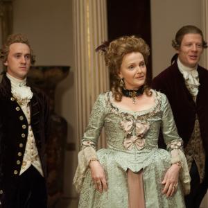 Still of Miranda Richardson, Tom Felton and James Norton in Belle (2013)