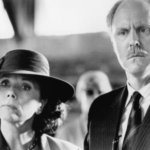 Still of John Lithgow and Diana Rigg in A Good Man in Africa (1994)