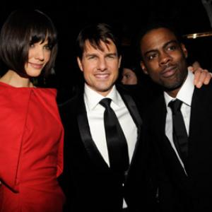 Tom Cruise, Chris Rock and Katie Holmes