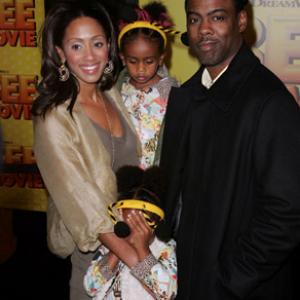 Chris Rock and Malaak Compton at event of Bee Movie 2007
