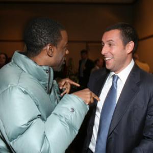 Adam Sandler and Chris Rock at event of Reign Over Me 2007
