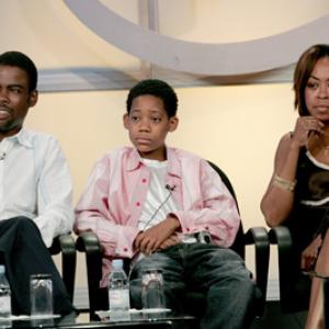 Chris Rock Tichina Arnold and Tyler James Williams at event of Everybody Hates Chris 2005