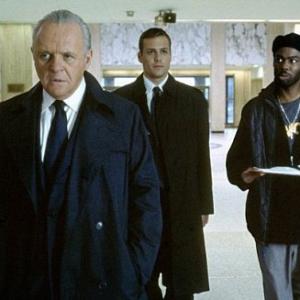 Still of Anthony Hopkins Chris Rock and Gabriel Macht in Bad Company 2002