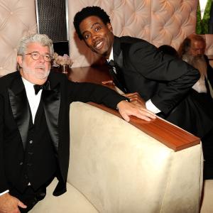 George Lucas and Chris Rock