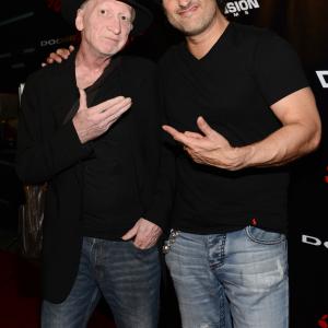 Robert Rodriguez and Frank Miller at event of Sin City A Dame to Kill For 2014