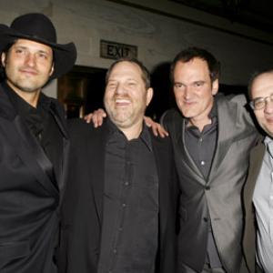 Quentin Tarantino Robert Rodriguez Harvey Weinstein and Bob Weinstein at event of Grindhouse 2007