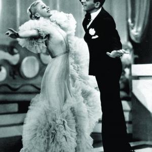 Still of Fred Astaire and Ginger Rogers in Swing Time 1936