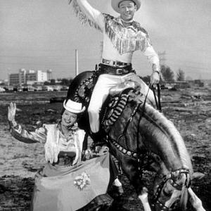 The George Gobel Show Dale Evans and Roy Rogers NBC circa 1956
