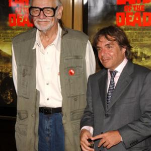 George A Romero and Peter Grunwald at event of Land of the Dead 2005