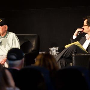 Mickey Rooney and Ben Mankiewicz