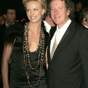 Charlize Theron and Geoffrey Rush at event of The Life and Death of Peter Sellers 2004