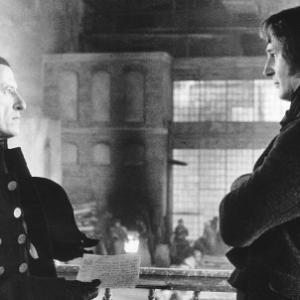 Still of Liam Neeson and Geoffrey Rush in Les Miseacuterables 1998