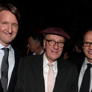 Michael Keaton, Geoffrey Rush and Tom Hooper