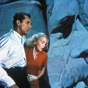 Still of Cary Grant and Eva Marie Saint in North by Northwest (1959)