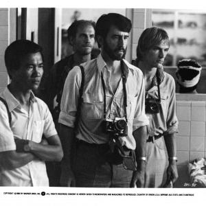 Still of John Malkovich, Julian Sands, Sam Waterston and Haing S. Ngor in The Killing Fields (1984)