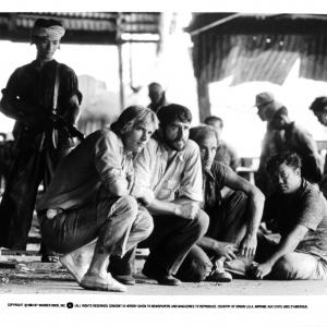 Still of John Malkovich, Julian Sands and Sam Waterston in The Killing Fields (1984)