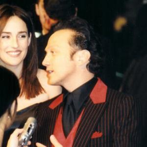 Karlee Holden and Rob Schneider on the red carpet for Deuce Bigalow Male Gigolo