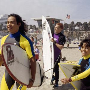 Still of Rob Schneider and Ernie Reyes Jr. in Surf Ninjas (1993)