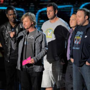 Adam Sandler, Chris Rock, Rob Schneider, David Spade and Kevin James