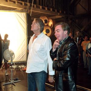 Still of Joel Schumacher and Andrew Lloyd Webber in The Phantom of the Opera (2004)
