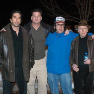 David Schwimmer, Dick Cavett and Judah Friedlander at event of Duane Hopwood (2005)