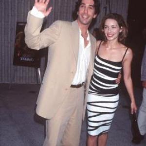 Mili Avital and David Schwimmer at event of Six Days Seven Nights 1998