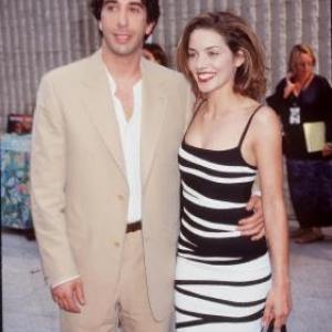 Mili Avital and David Schwimmer at event of Six Days Seven Nights 1998