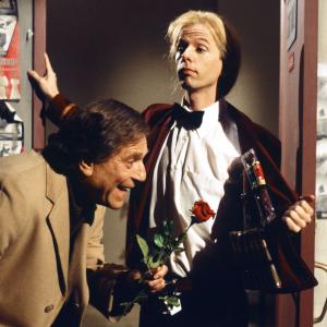 Still of George Segal and David Spade in Just Shoot Me! (1997)
