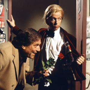 Still of George Segal and David Spade in Just Shoot Me! 1997