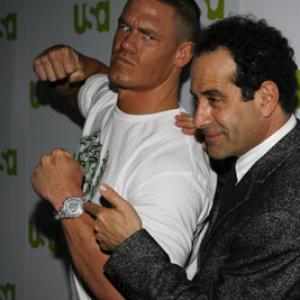 Tony Shalhoub and John Cena