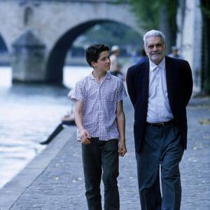 Still of Omar Sharif and Pierre Boulanger in Monsieur Ibrahim et les fleurs du Coran (2003)
