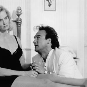 Still of James Belushi and Cybill Shepherd in Once Upon a Crime 1992