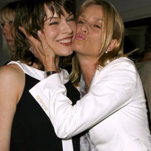 Milla Jovovich and Nicollette Sheridan