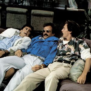 Still of Andrew McCarthy Jonathan Silverman and Terry Kiser in Weekend at Bernies 1989