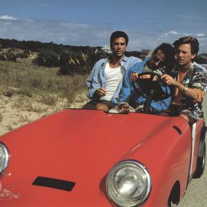 Still of Andrew McCarthy Jonathan Silverman and Terry Kiser in Weekend at Bernies 1989