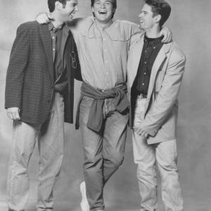 Still of Jason Bateman, C. Thomas Howell and Jonathan Silverman in Breaking the Rules (1992)