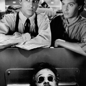 Still of Andrew McCarthy, Jonathan Silverman and Terry Kiser in Weekend at Bernie's II (1993)